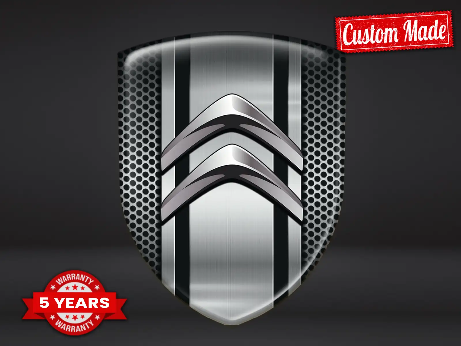 Citroen Abzeichen Pro Max Robust Elegant Leistung